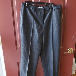 Charter Club Black and Gray Boot Cut Flare Pants Katherine Fit Size 12
